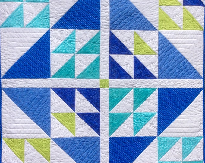 Handmade baby quilt.