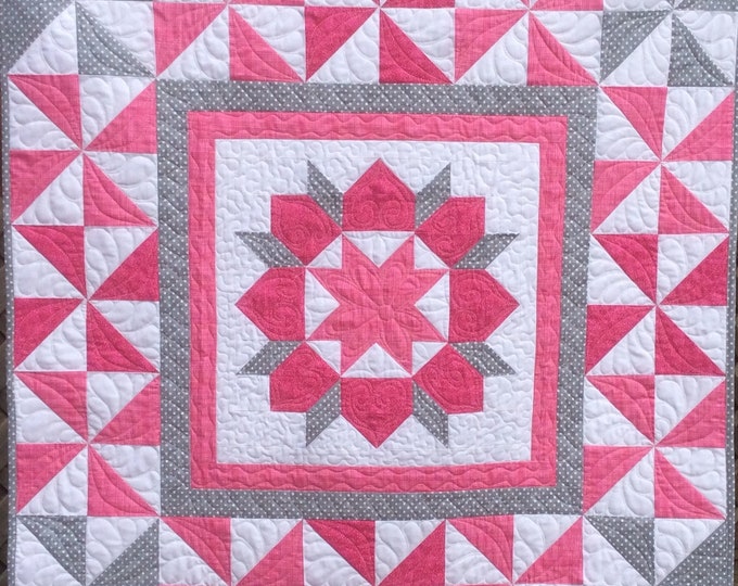 Handmade baby quilt.