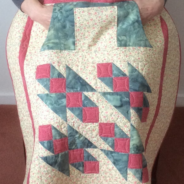 Lap Quilt with Pockets.