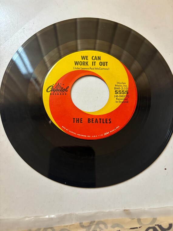 The Beatles Day Tripper/we Can Work It Out 45 - Etsy