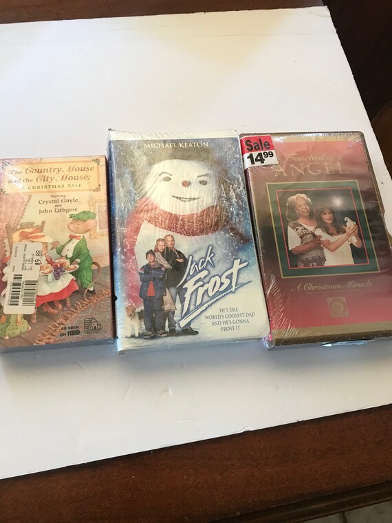 3 Sealed Vhs Tapes- a Touch of an Angel- Jack Frost-the Country