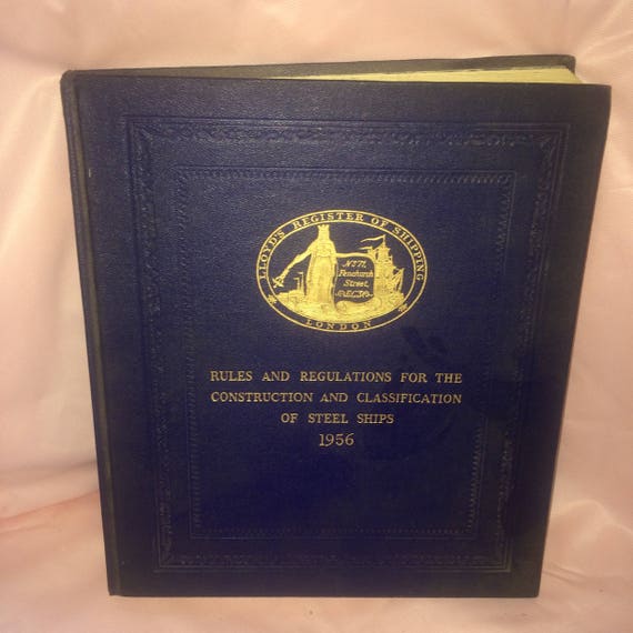 Rules and Regulations for the Construction and Classification Etsy