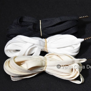 Cotton Corset Laces with Metal Tips (Aglets) 5m long