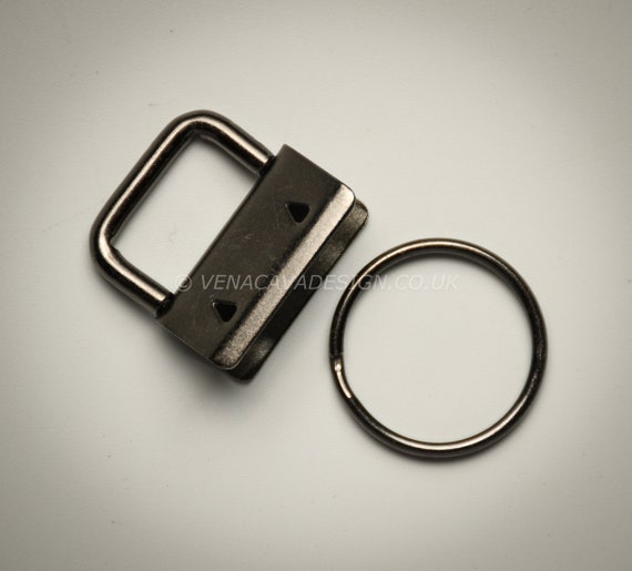Key Ring Clips and Ring Kit, Make Your Own Key Fobs. 