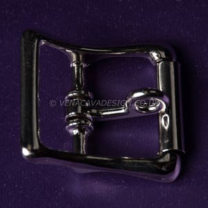 Locking Roller Buckles, Chrome Finish 25mm