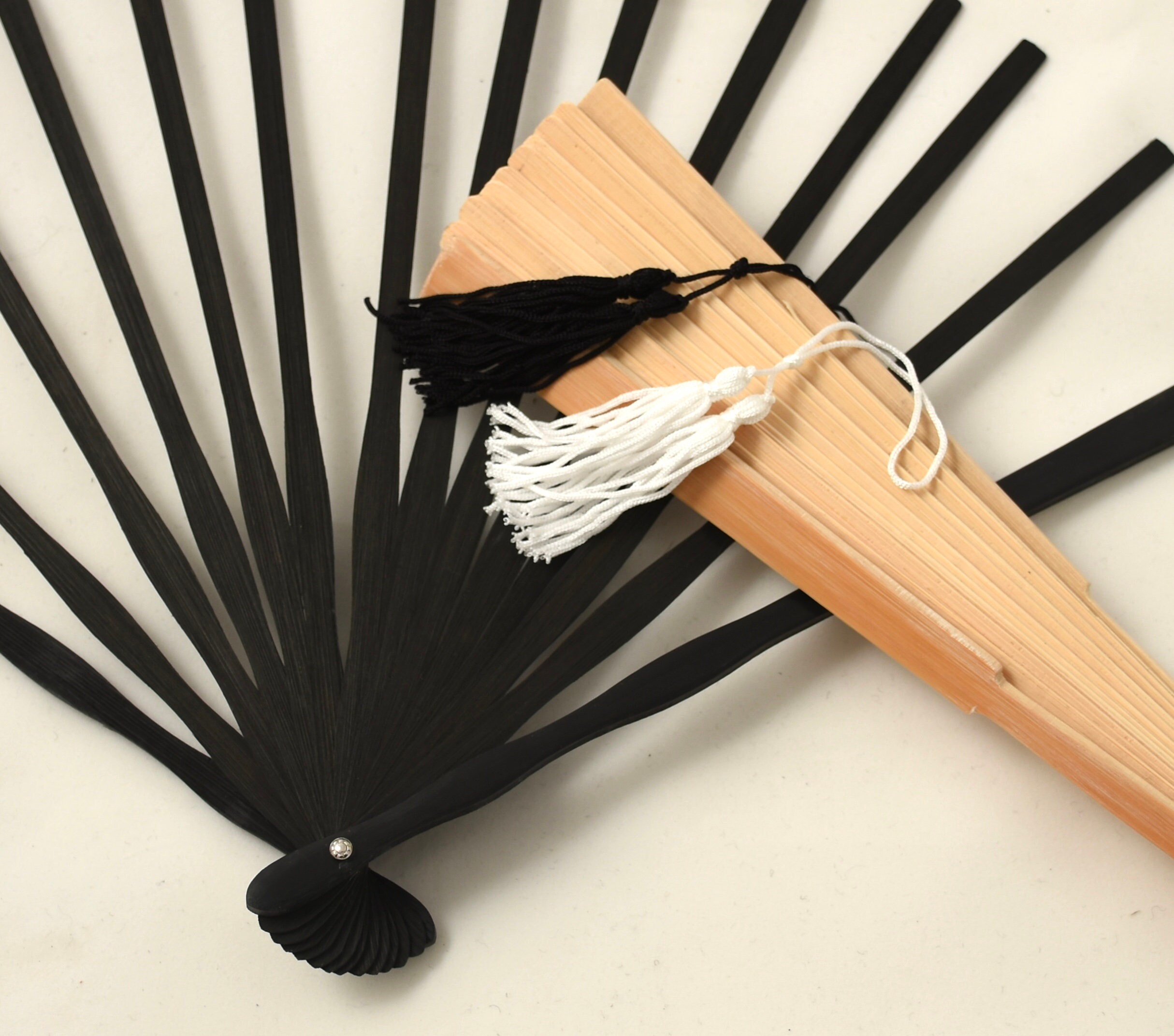 Bamboo Fan Staves Design and Make your custom fan in fabric Etsy