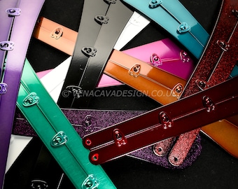 Multi-Coloured Steel Spoon Busks for Corsetry. European made.