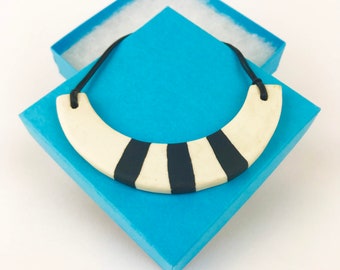 choker necklace,Hand-made Porcelain necklace,Unique,Ceramic jewellery,Statement necklace, Geometric necklace, Porcelain jewellery