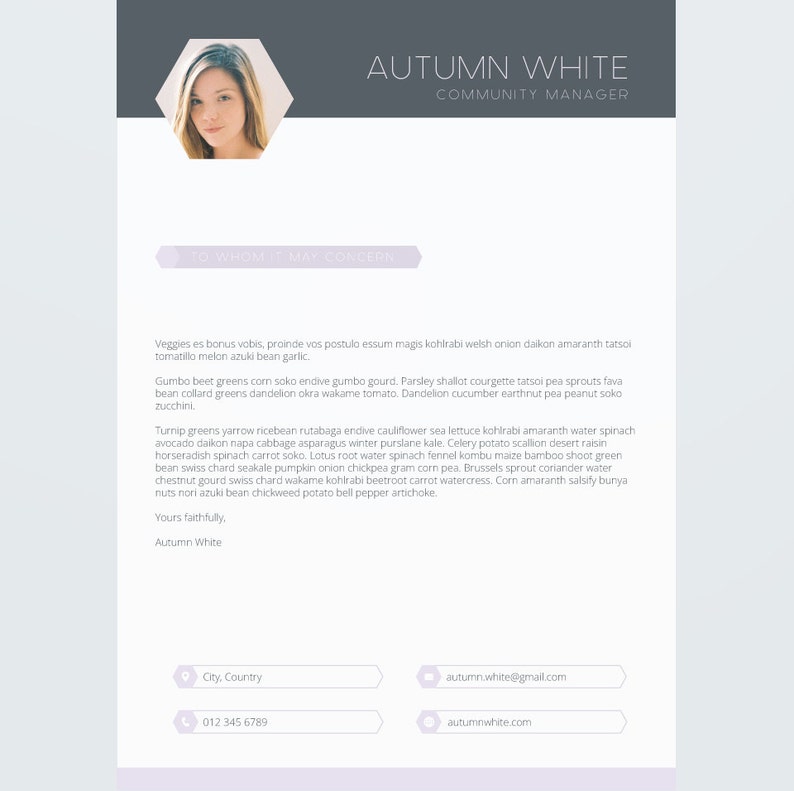 Creatieve sollicitatiebrief Template sollicitatiebrief Etsy Nederland