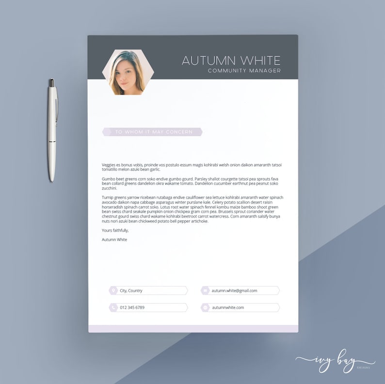Creatieve sollicitatiebrief Template sollicitatiebrief Etsy Nederland