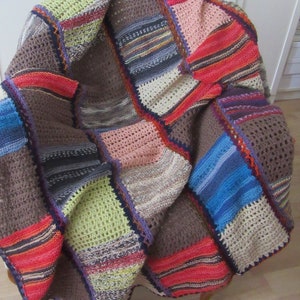 Plaid ZADA • 130 x 200 cm • edles Patchwork