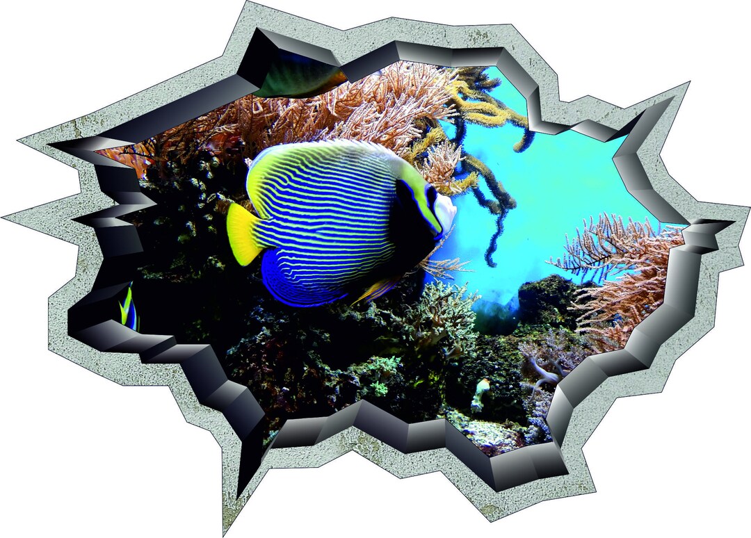 Autocollant de poisson autocollant de poisson brochet 50 cm autocollant