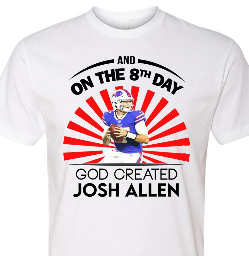 Funny Josh Allen Shirt Buffalo Bills Quarterback Gift for Etsy