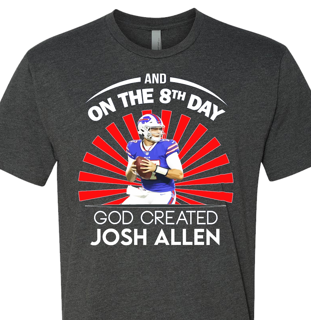 Funny Josh Allen Shirt Buffalo Bills Quarterback Gift for Etsy