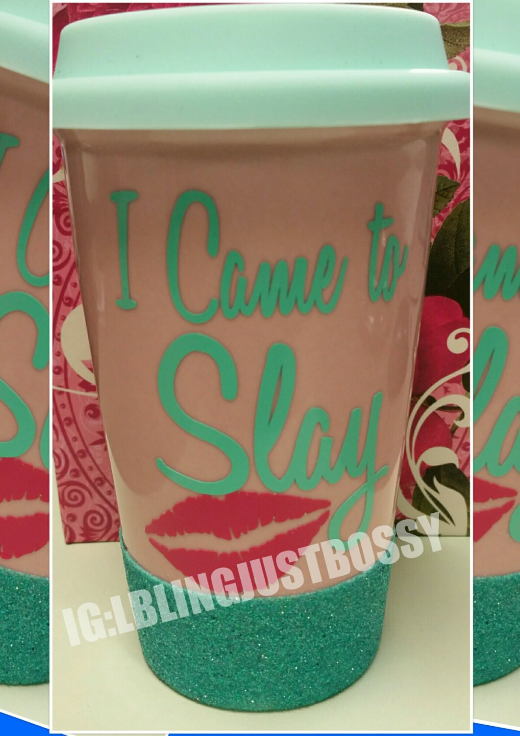 Custom / Personalized Mug Tumbler or Cup I came to Etsy