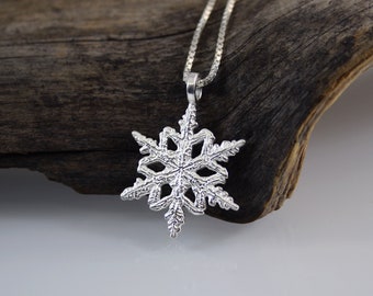 FIRST SONG - Snowflake pendant, Sterling silver 925
