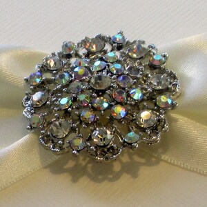 Glittering Diamante Brooch Decorated Gift Box. Bespoke. Various Colour Options. image 3