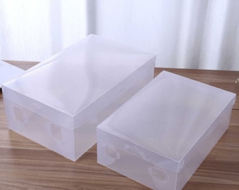 transparent shoe storage bolsas