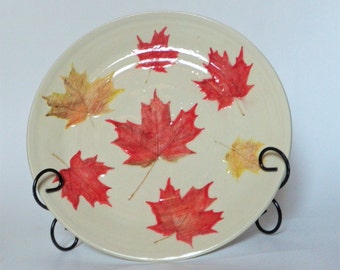 Maple Leaf Plate Platter