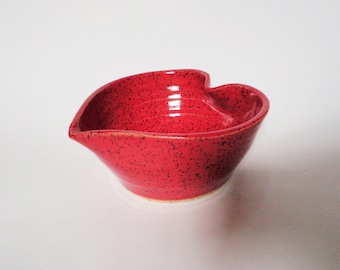 I Love You Red Heart Bowl