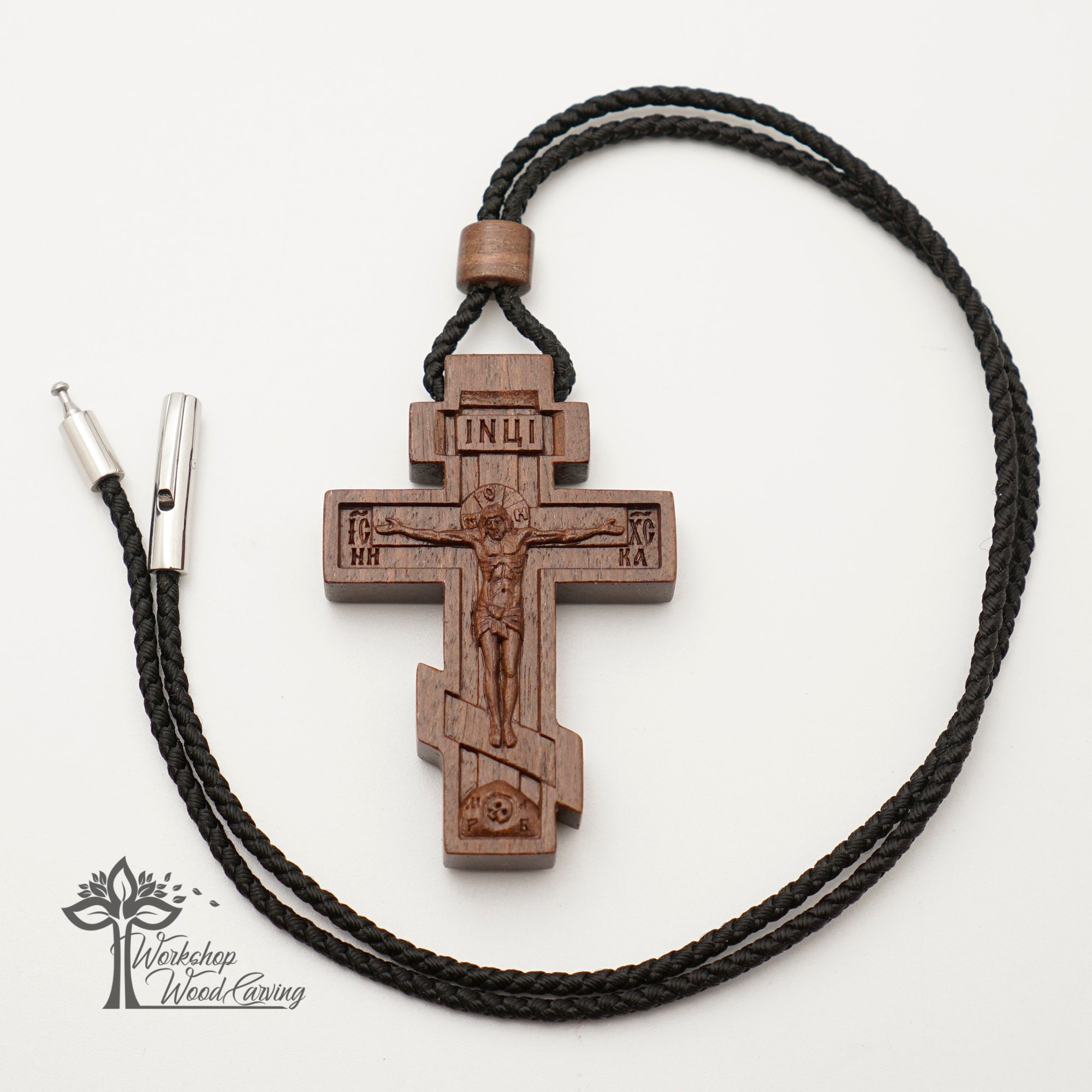 Orthodox wood cross Necklace Christian Gift Сhristian Pendant Etsy