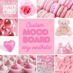 Mood Board - Any Aesthetic, digital collage, grid, custom digital moodboard