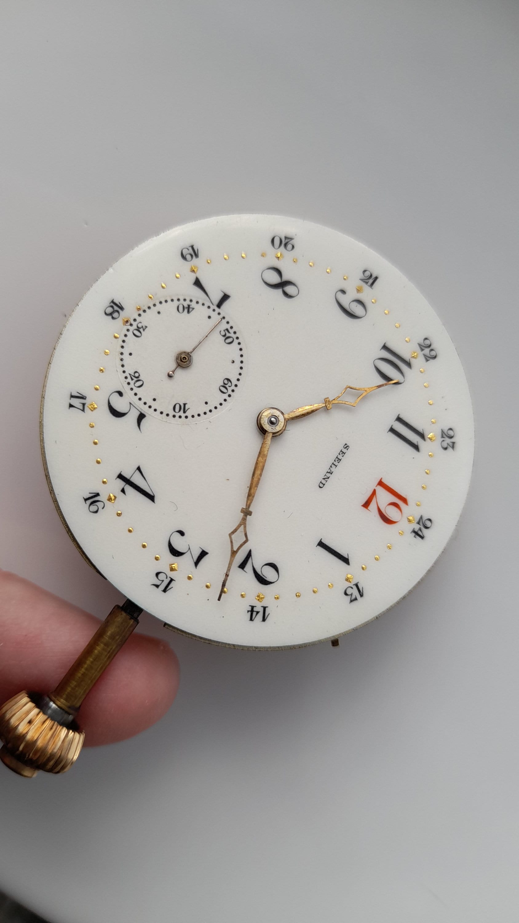 Seeland High Grade Full Hunter Pocket Watch Movement Working Etsy