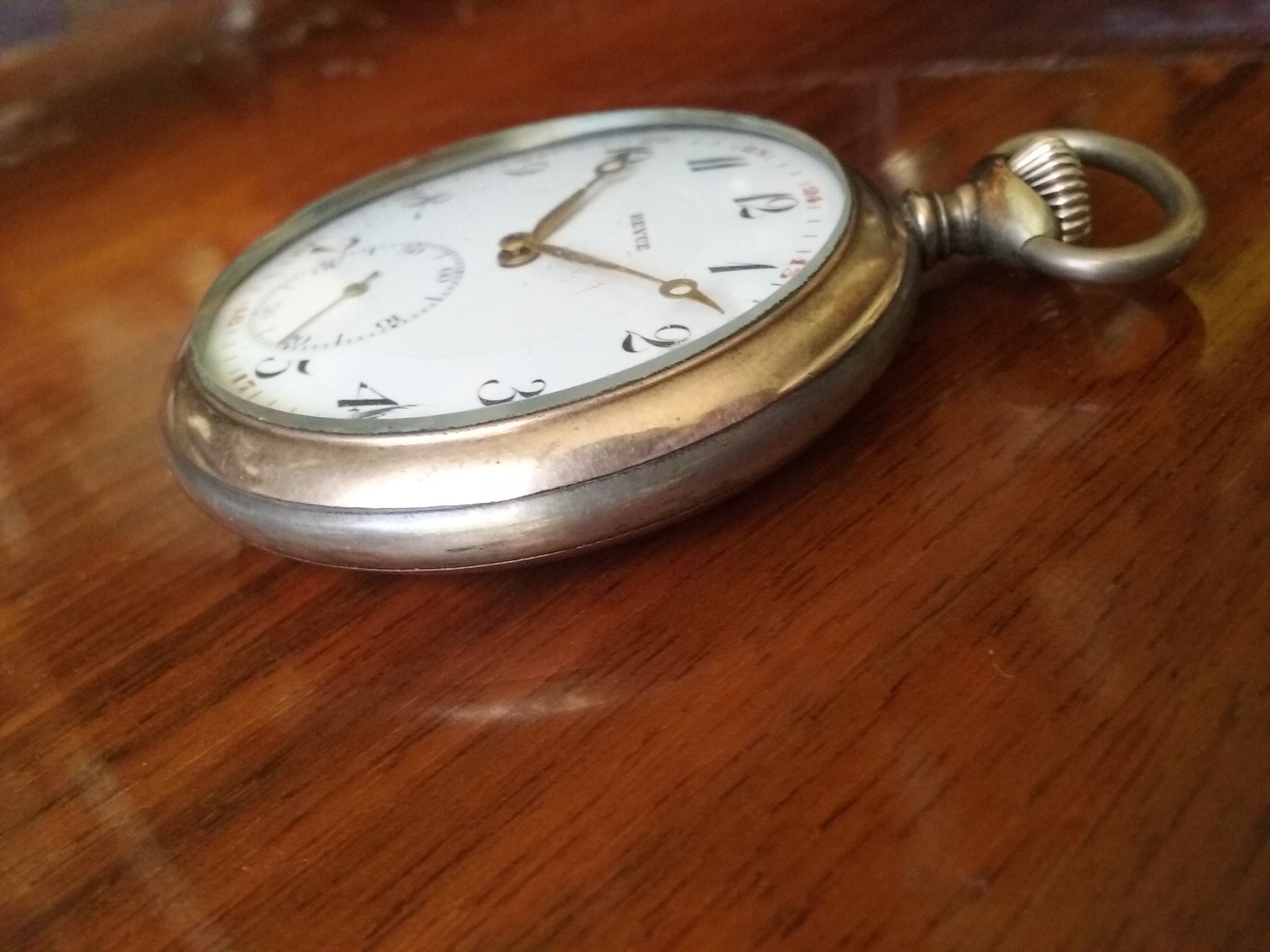 Revue GT Silver Pocket Watch. Watch is Working Fine Etsy Australia