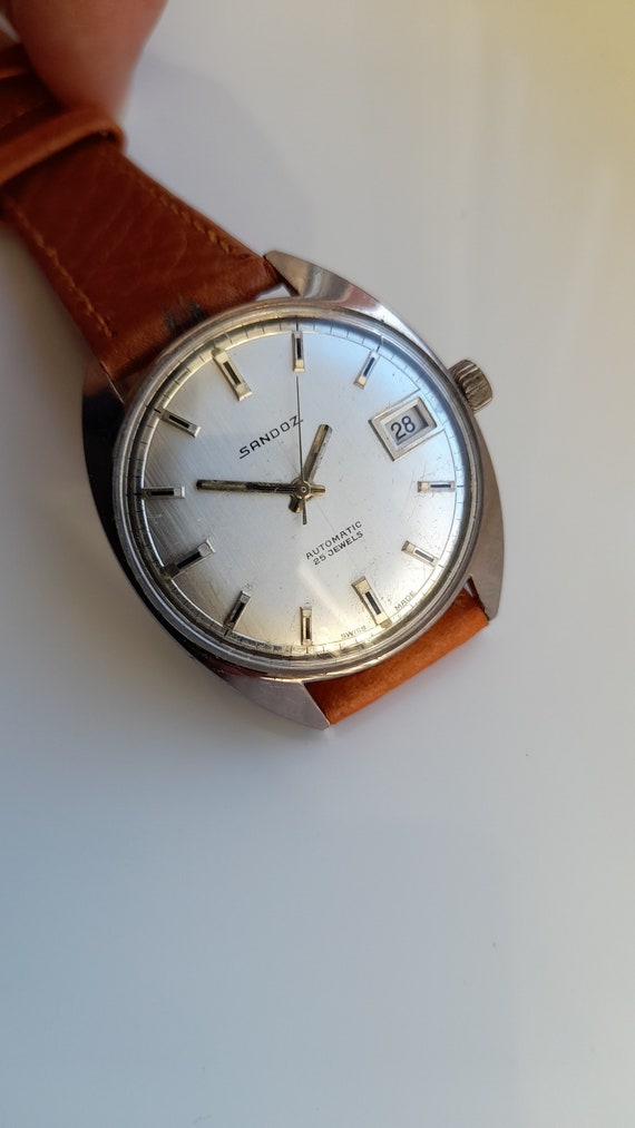 Sandoz automatic men's wristwatch working Original