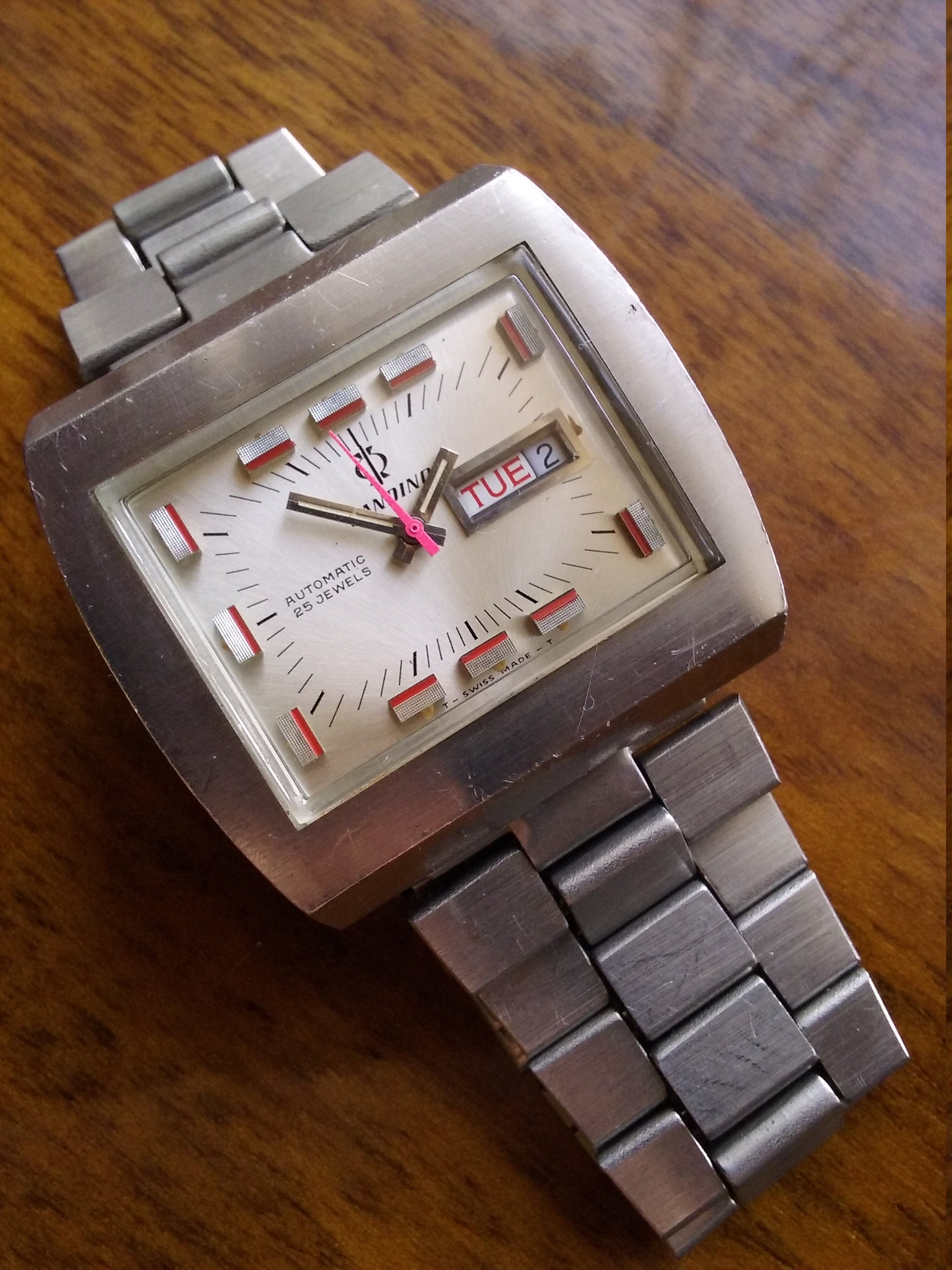 Candino automatic watch 25 jewels top