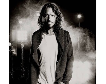 Chris Cornell B&W, Soundgarden, Seattle 2012