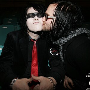 Gerard Way y Bert McCracken, My Chemical Romance, The Used, Asbury Park NJ 2005