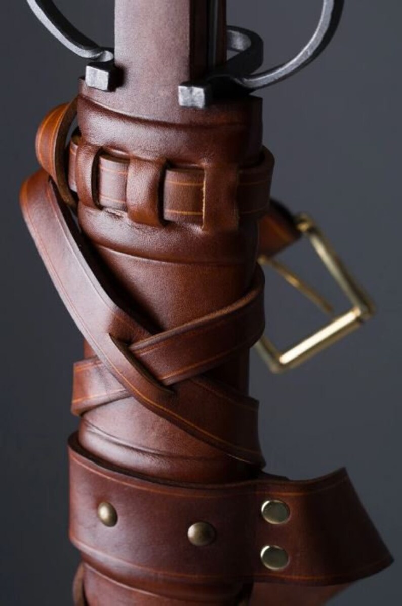 Sidesword Custom Leather Scabbard Sheet/the Scabbards Are Made of Wood