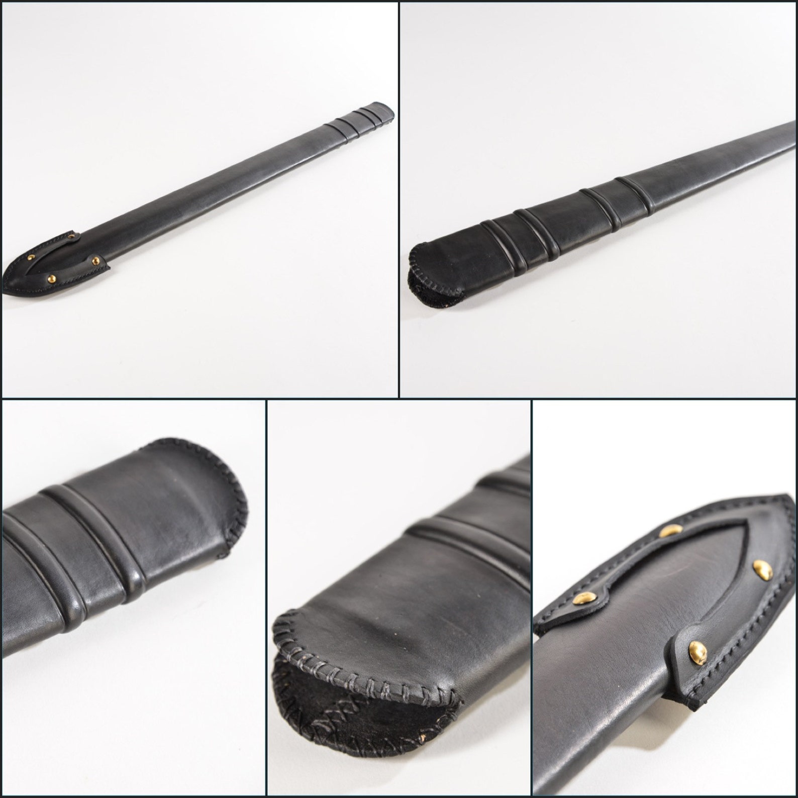 Simple Leather Scabbard Sword Sheath/the Scabbards Are Made of Wood and