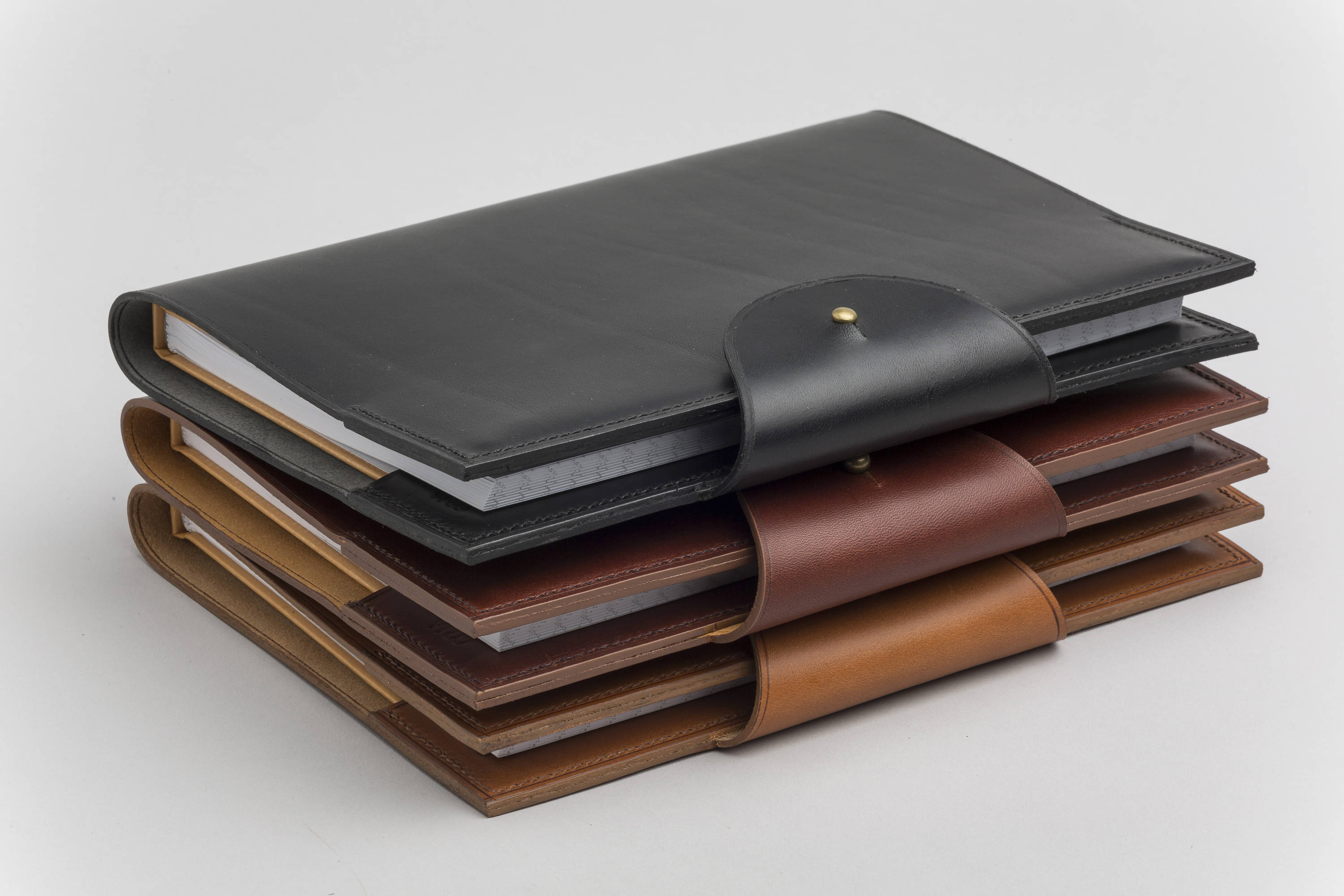 Personalized handmade leather portfolio leather folio Etsy