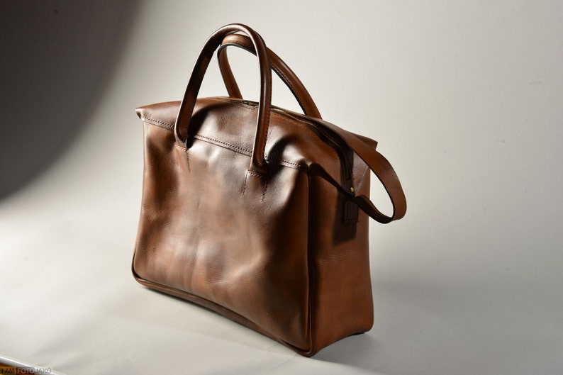 Men's Leather Travel Bag/men's Leather Traveling Bag Etsy