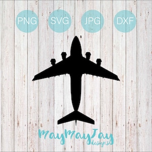 C-17 Globemaster- Top View Silhouette- svg png dxf jpg Dateien