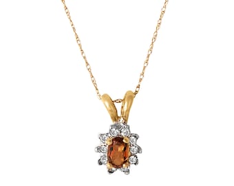 Vintage Smoke Topaz and Clear Swarovski Crystal Necklace Made in the USA #N1291 - Limited Stock - Never Worn