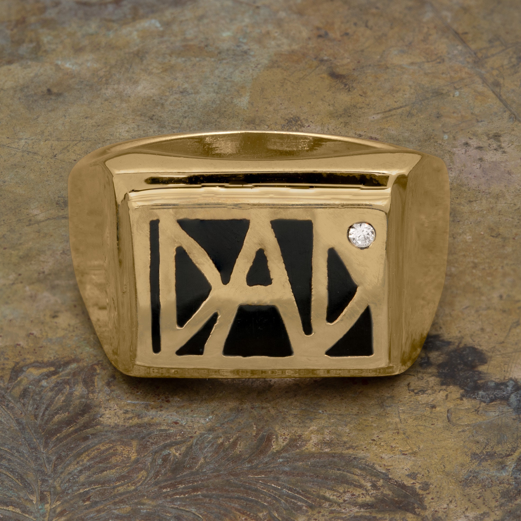 Dad signet ring sale