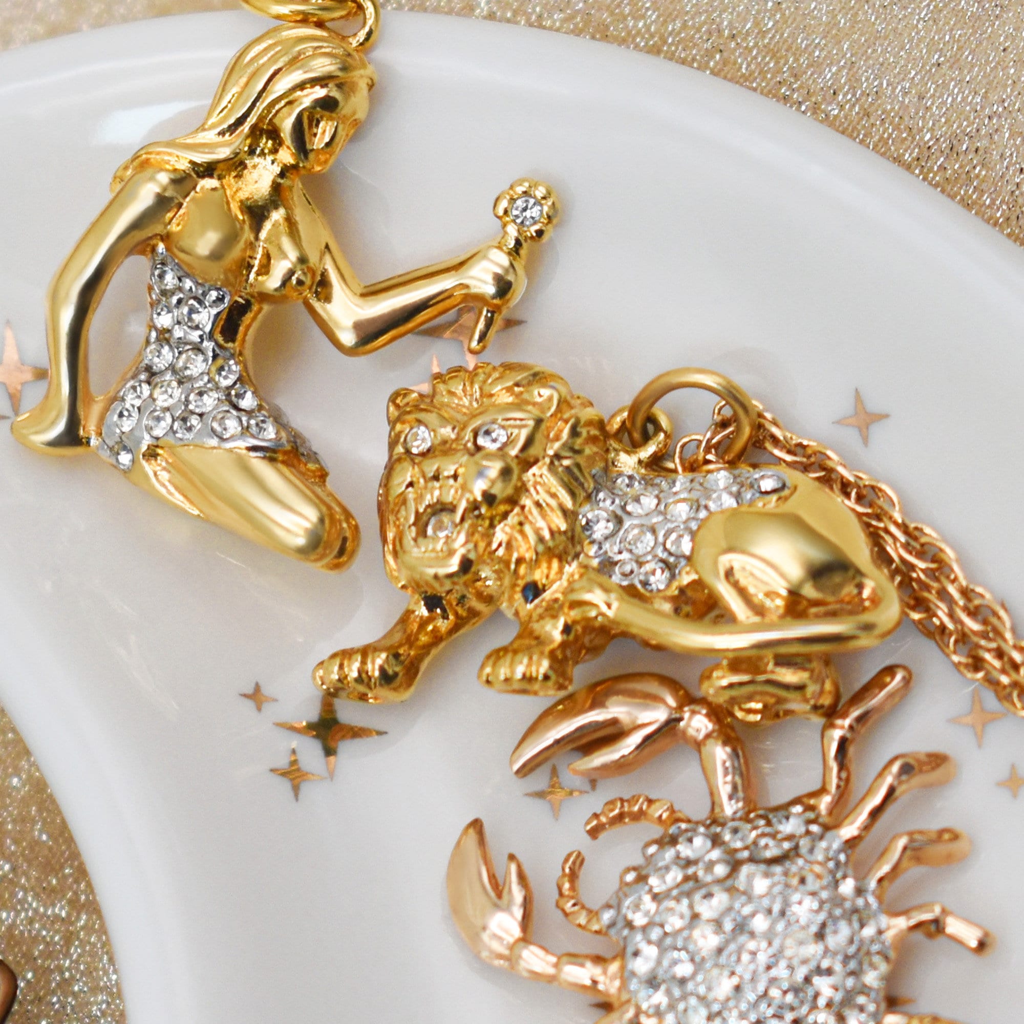 Pendientes De Latón Bañados En Oro De 18 K - España