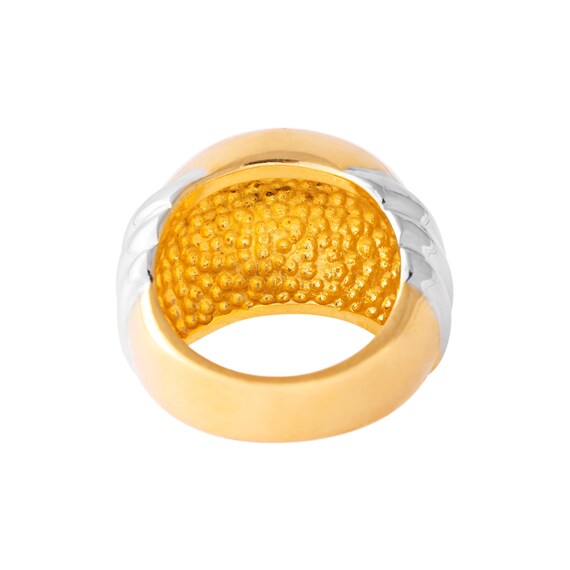 Anillo vintage Anillo de cupula de oro Anillo de oro de 18 k R3433 Stock limitado Nunca usado Etsy Espana