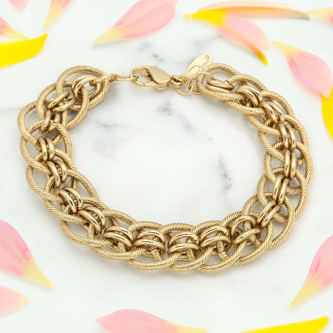 Bracelet Vintage Style Oscar De La Renta / Schiaparelli - Bijou Ancien - Occasion