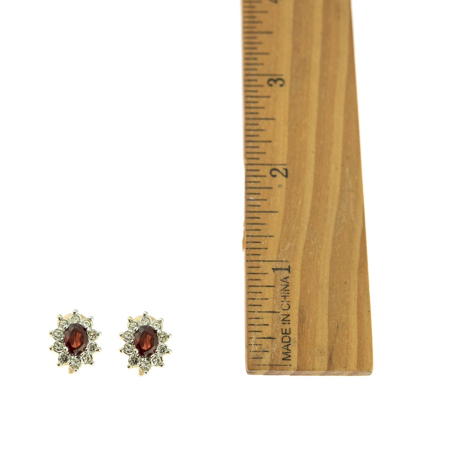 Navachi Orecchini A Cerchio In Cristallo Smaltato | Placcato Oro 18k | Diametro 3 Cm | Confezione Regalo
