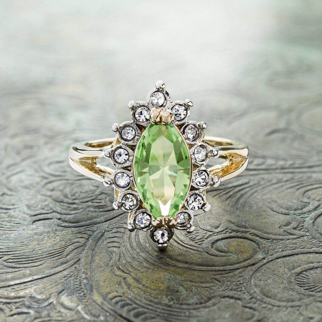 SWAROVSKI リング Dextera リング, ホワイト, ゴールドトーン・プレーティング