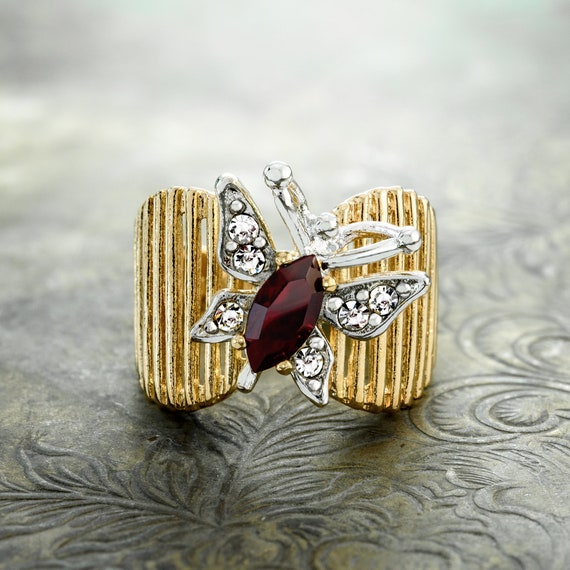 Anillo mariposa 2025 swarovski