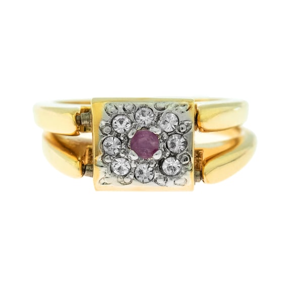 Vintage Women's 1970's Antique Genuine Ruby Ring … - image 6