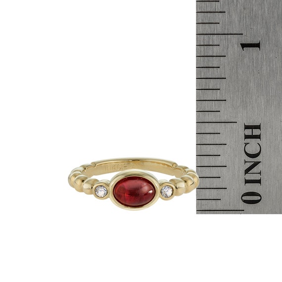 Providence Vintage Jewelry 1970s Ruby Austrian Crystal 18k Yellow Gold Electroplated Cocktail Ring Providence Vintage Jewelry 1970s Ruby Austrian Crystal 18k Yellow Gold Electroplated Cocktail Ring