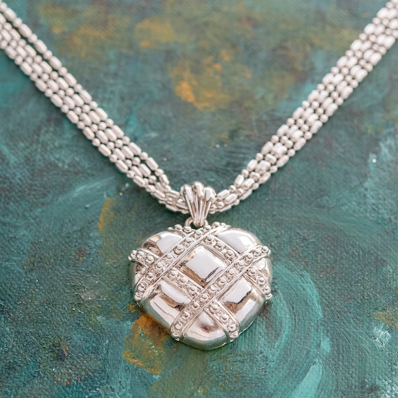 24 inch silver pendant cheap necklace