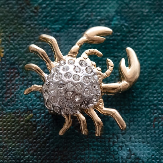 Swarovski crab brooch sale