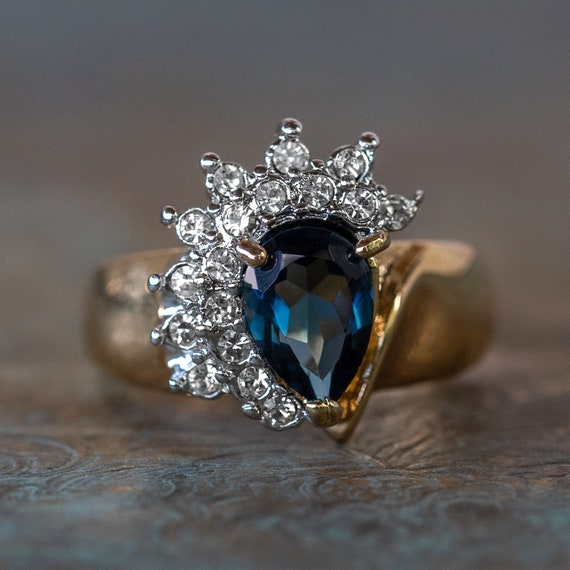 Bague saphir swarovski deals